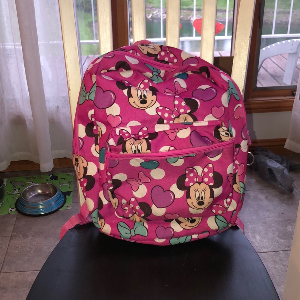Girls Minnie Mouse backpack